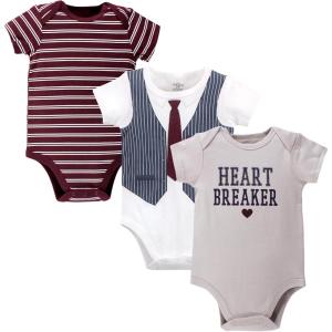 image:imageLuvable Friends Hudson Baby Bodysuits 3pkHeartbreaker