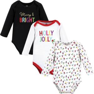 image:imageLuvable Friends Hudson Baby Bodysuits 3pkHoliday Cheer