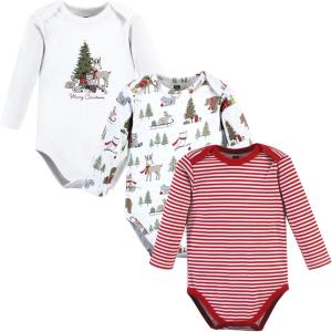 image:imageLuvable Friends Hudson Baby Bodysuits 3pkHoliday Woods