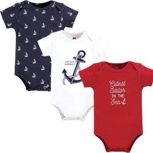 image:imageLuvable Friends Hudson Baby Bodysuits 3pkMaritime Anchor