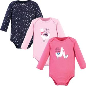 image:imageLuvable Friends Hudson Baby Bodysuits 3pkPastel Llama