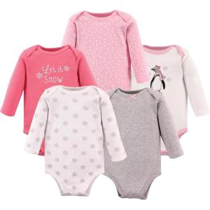 image:imageLuvable Friends Hudson Baby Bodysuits 5pkBallet Penguin