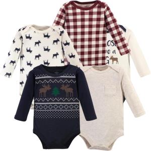 image:imageLuvable Friends Hudson Baby Bodysuits 5pkForest Moose Sweater