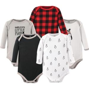 image:imageLuvable Friends Hudson Baby Bodysuits 5pkSnowy Birds