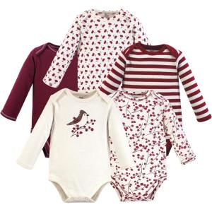 image:imageLuvable Friends Touched by Nature LongSleeve Bodysuits 5pkBerry Blossom