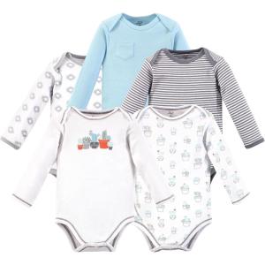 image:imageLuvable Friends Touched by Nature LongSleeve Bodysuits 5pkDesert Sprout