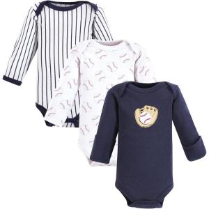 image:imageLuvable Friends Unisex Baby Preemie Long Sleeve Bodysuits 3pk PreemieBaseball