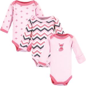 image:imageLuvable Friends Unisex Baby Preemie Long Sleeve Bodysuits 3pk PreemieFoxy