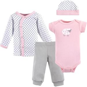 image:imageLuvable Friends babygirls Cotton Preemie Layette SetPink Sheep