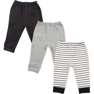 image:imageLuvable Friends 3 Pack Tapered Ankle PantsBlack Stripe 3pack