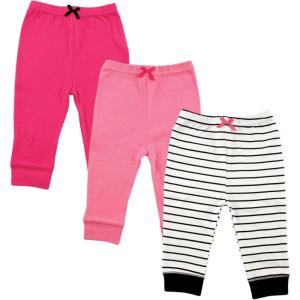 image:imageLuvable Friends 3 Pack Tapered Ankle PantsGirl Black Stripe