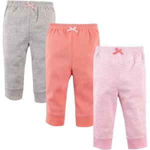 image:imageLuvable Friends 3 Pack Tapered Ankle PantsStripe Light Pink Coral
