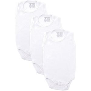 image:imageLuvable Friends 3Pack Sleeveless BodysuitsWhite
