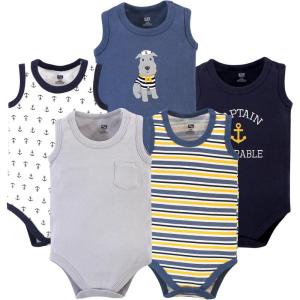 image:imageLuvable Friends Hudson Baby Sleeveless BodysuitsNautical Pup