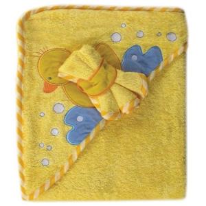 image:imageLuvable Friends Unisex Baby Cotton Hooded Towel and Washcloth Fish One SizeBird