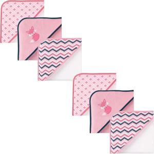 image:imageLuvable Friends Unisex Baby Cotton Terry Hooded Towels Foxy 6Piece One SizeFoxy 6piece