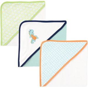 image:imageLuvable Friends Unisex Baby Cotton Terry Hooded Towels Foxy One SizeDinosaur