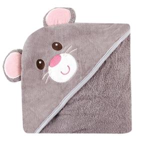 image:imageLuvable Friends Velour Animal Hooded Towel Mouse