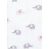 image:imageLuvable Friends Hudson Baby Flannel Burp Cloths 12pk Jungle SafariElephant Serenity Pink