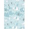 image:imageLuvable Friends Hudson Baby Flannel Burp Cloths 4pk Woodland ForestBlue Elephant Journey