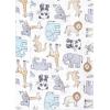 image:imageLuvable Friends Hudson Baby Flannel Burp Cloths 4pk Woodland ForestKangaroo Pastel