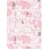 image:imageLuvable Friends Hudson Baby Flannel Burp Cloths 4pk Woodland ForestPink Elephant Parade