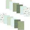 image:imageLuvable Friends Hudson Baby Flannel Burp Cloths 12pk Jungle SafariSage Eucalyptus