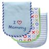 image:imageLuvable Friends Unisex Baby Cotton Burp Cloths with Fiber Filling Blue Boy Mommy One SizeBlue Mom