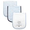 image:imageLuvable Friends Unisex Baby Cotton Burp Cloths with Fiber Filling Blue Boy Mommy One SizeBoy Thank Heaven