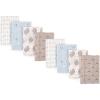 image:imageLuvable Friends Unisex Baby Cotton Flannel Burp Cloths Sailboat One SizeWild Free 8piece