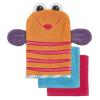 image:imageLuvable Friends Wash Mitt and Washcloths Orange Fish 2 Count