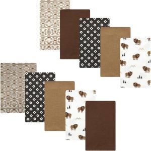 image:imageLuvable Friends Hudson Baby Flannel Burp Cloths 10pk Cuddle BearsBuffalos