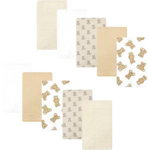 image:imageLuvable Friends Hudson Baby Flannel Burp Cloths 10pk Cuddle BearsCuddle Bears