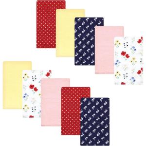 image:imageLuvable Friends Hudson Baby Flannel Burp Cloths 10pk Cuddle BearsWoodland Bloom