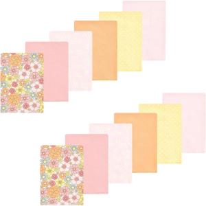 image:imageLuvable Friends Hudson Baby Flannel Burp Cloths 12pk Jungle SafariFloral Bliss