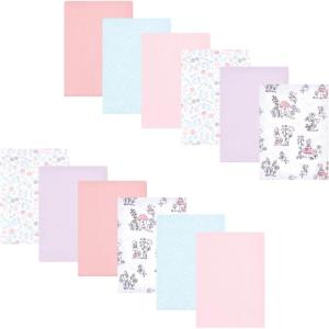 image:imageLuvable Friends Hudson Baby Flannel Burp Cloths 12pk Jungle SafariGarden Fairy Tale