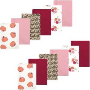 image:imageLuvable Friends Hudson Baby Flannel Burp Cloths 12pk Jungle SafariLittle Pumpkin