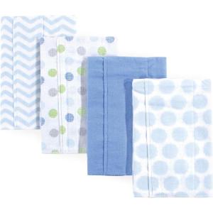 image:imageLuvable Friends Unisex Baby Cotton Flannel Burp Cloths Sailboat One SizeBlue