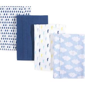image:imageLuvable Friends Unisex Baby Cotton Flannel Burp Cloths Sailboat One SizeBoy Clouds