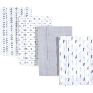 image:imageLuvable Friends Unisex Baby Cotton Flannel Burp Cloths Sailboat One SizeBoy Feathers