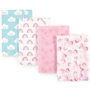 image:imageLuvable Friends Unisex Baby Cotton Flannel Burp Cloths Sailboat One SizeRainbow
