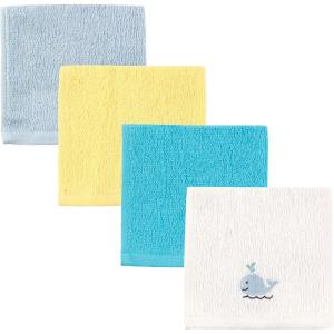 image:imageLuvable Friends Unisex Baby Super Soft Cotton Washcloths Duck One SizeBoy Whale