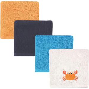image:imageLuvable Friends Unisex Baby Super Soft Cotton Washcloths Duck One SizeCrab