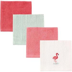 image:imageLuvable Friends Unisex Baby Super Soft Cotton Washcloths Duck One SizeFlamingo