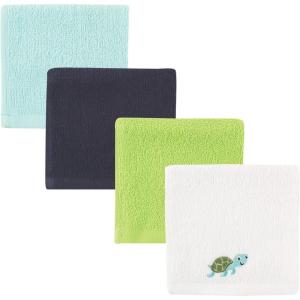 image:imageLuvable Friends Unisex Baby Super Soft Cotton Washcloths Duck One SizeTurtle