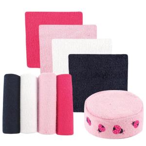 image:imageLuvable Friends Unisex Baby Washcloths with Bonus Sponge Ladybug 9X9 InLadybug