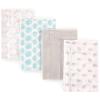 image:imageLuvable Friends Cotton Poly Flannel Burp Cloths Multipack Boy Feathers 8Pack One SizeElephant 8pack