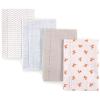 image:imageLuvable Friends Cotton Poly Flannel Burp Cloths Multipack Boy Feathers 8Pack One SizeFox 8pack