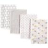 image:imageLuvable Friends Cotton Poly Flannel Burp Cloths Multipack Boy Feathers 8Pack One SizeOwl 8pack