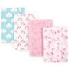 image:imageLuvable Friends Cotton Poly Flannel Burp Cloths Multipack Boy Feathers 8Pack One SizeRainbow 8pack